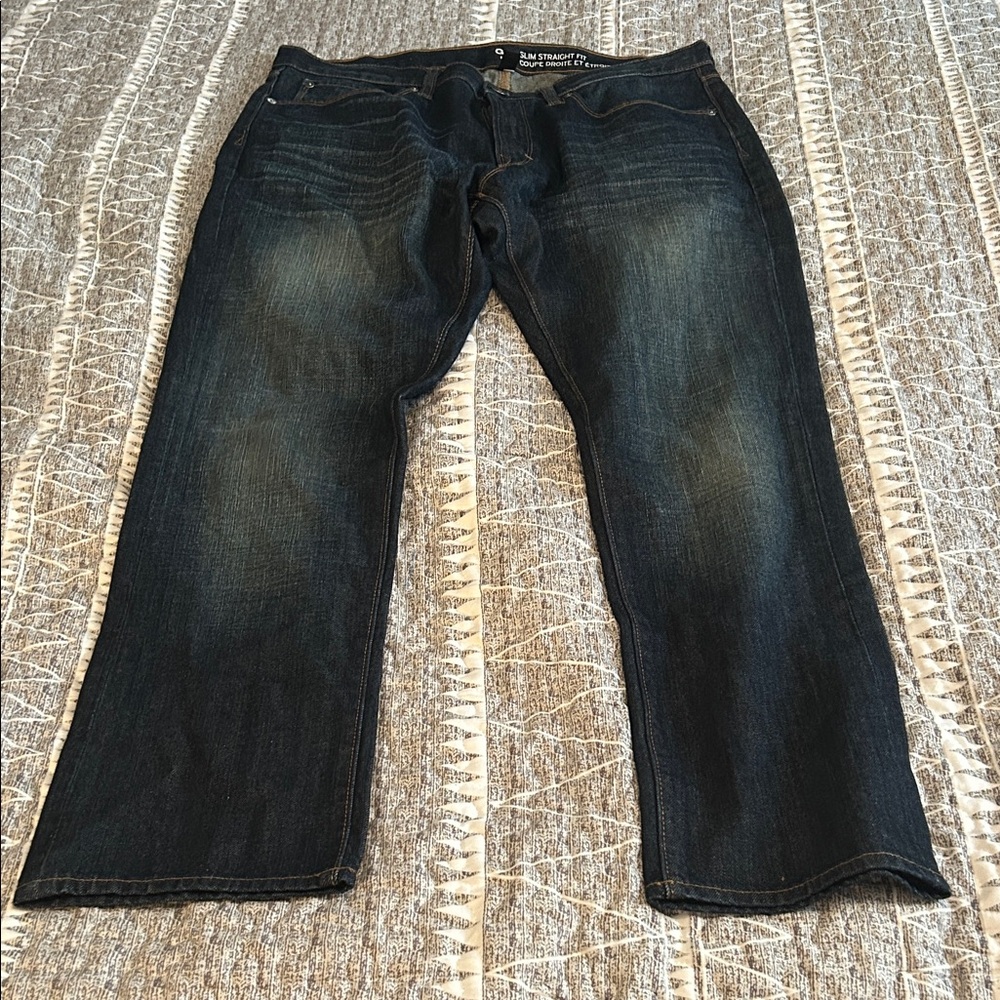 GAP Men's Dark Blue Relaxed Jeans